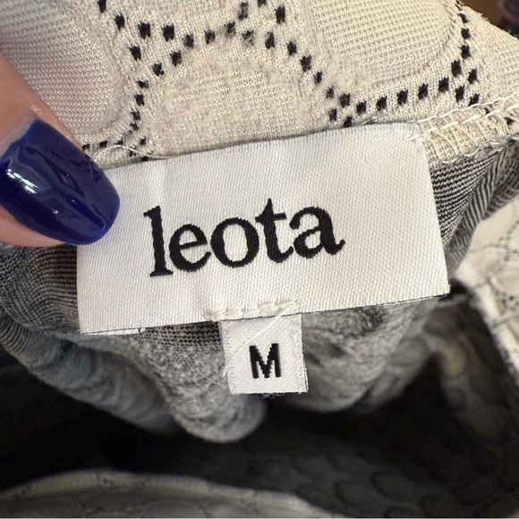 Women’s Leota Gray patterned Pencil Skirt Knee-Length Workwear size medium M - Picture 4 of 4